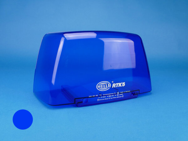Lichthaube RTK 5, blau, Xenon, 1.100 mm