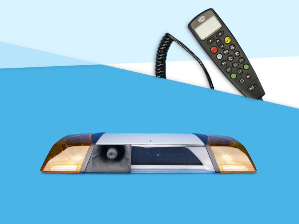 Komplettangebot #40 Ordnungsamt: LED-Lichtbalken RTK 7, 1.100 mm, gelb