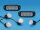 LED-Frontblitzer Sputnik Mini HTB, blau