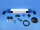 Komplettangebot für Ford Transit/Tourneo Custom (2012-2023), DBS 3000 LED-Blaulichtbalken, 1400 mm