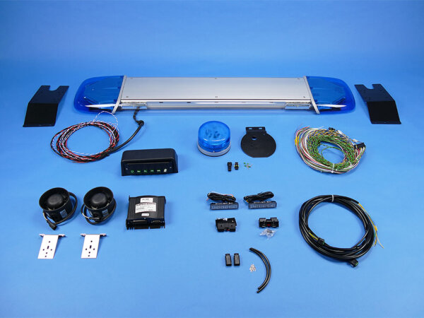 Komplettangebot für Ford Transit/Tourneo Custom (2012-2023), DBS 5000 LED-Blaulichtbalken, 1400 mm