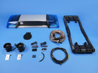 LED-Blaulichtbalken RTK 7, 1.100 mm, Ford Transit Custom L1H1 Komplettangebot