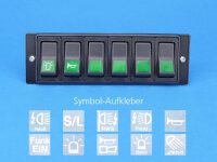 LED-Blaulichtbalken RTK 7, 1.400 mm, Ford Transit Custom L1H1 Komplettangebot