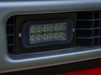 Verbaubeispiel 2, Frontblitzer Detail, umgebaut am Fahrzeug, ausgeschaltet, blaue Lichtfarbe