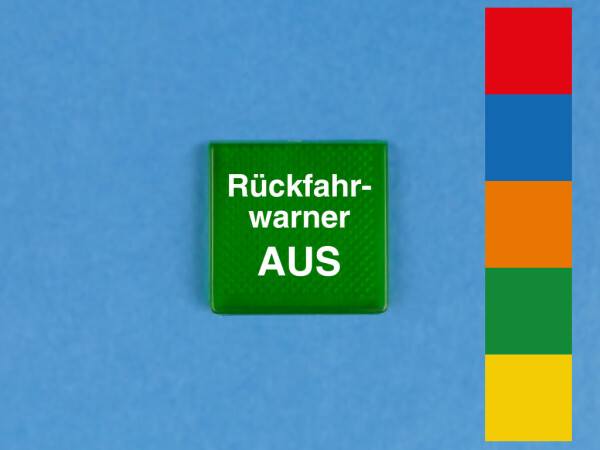 Symbol - Aufschrift "Rückfahrwarner aus"