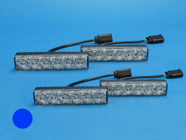 Variante (2) Lichtfarbe: blau mit 4x Sputnik SL
